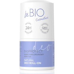BeBio Hyaluro bioProtect Φυσικό Αποσμητικό Roll On 24h Χωρίς Αλουμίνιο 50ml