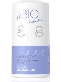 BeBio Hyaluro bioProtect Φυσικό Αποσμητικό Roll On 24h Χωρίς Αλουμίνιο 50ml