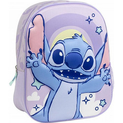 Cerda Lilo & Stitch Σχολική Τσάντα Πλάτης Νηπιαγωγείου Λιλά 2100005874