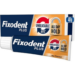 Fixodent Plus Unbeatable Bite Στερεωτική Κρέμα Τεχνητής Οδοντοστοιχίας 40gr
