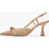 Mortoglou Γόβες Slingback Δερμάτινες με Λεπτό Ψηλό Τακούνι Nude 2548.73892
