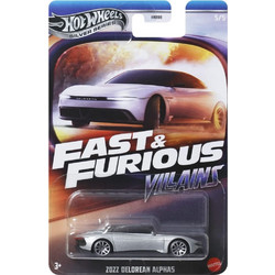 Mattel Hot Wheels Silver Series Fast & Furious Villains 2022 Delorean Alpha5