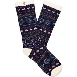 UGG Leslie Γυναικείες Κάλτσες με Σχέδια Navy Μπλε 1Pack 1105868-MFR