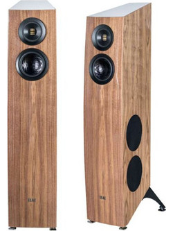 Elac Concentro S 509.2 Ζεύγος Ηχείων Hi-Fi Δαπέδου 340W 4 Δρόμων Gloss Walnut