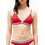 Tommy Hilfiger Bikini Top Τριγωνάκι Κόκκινο UW0UW05805-XLG