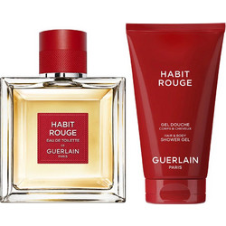 Guerlain Habit Rouge Eau de Toilette 100ml + Shower Gel 75ml