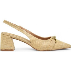 Seven Γόβες Slingback με Χοντρό Χαμηλό Τακούνι Μπεζ U420A4913284