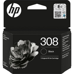 HP 308 Black Μελάνι Εκτυπωτή Inkjet 7FP21UE