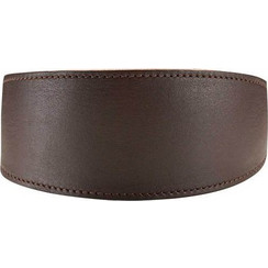 Hunter Greyhound Super Soft Δερμάτινο Κολάρο Σκύλου Καφέ 6.5x41-48cm