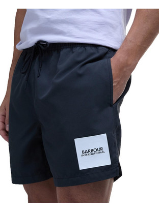 Barbour Ανδρικό Μαγιό Σορτς με Σχέδια Navy Μπλε MSW0090BK11