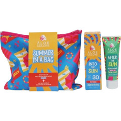 Aloe Colors Promo Into The Sun Face Sunscreen Tinted SPF30 50ml + After Sun Soothing Face Mask 50ml