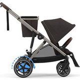 Cybex e-Gazelle Καρότσι για Δίδυμα TPE Brown Chocolate