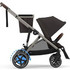 Cybex e-Gazelle Καρότσι για Δίδυμα TPE Brown Chocolate