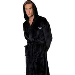 Aruelle Χειμωνιάτικη Ανδρική Ρόμπα Fleece Μαύρη 39.01.24.018