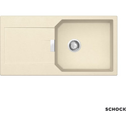 Schock Manhattan Cristalite Vanilla Ένθετος Νεροχύτης Γρανίτη Αντιστρεφόμενος Ματ 110- 100x51cm 30100-1321