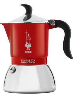 Bialetti Fiammetta Induction Μπρίκι Espresso 2Cups Κόκκινο