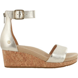 UGG Zoe II Καλοκαιρινές Γυναικείες Πλατφόρμες Χαμηλές Χρυσές 1102782