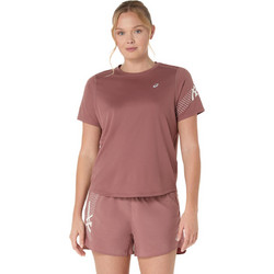 ASICS Icon SS Γυναικείο Αθλητικό T-Shirt Καφέ 2012D177-601