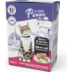 Plaisir Chef Adult Sterilised with Salmon 190gr