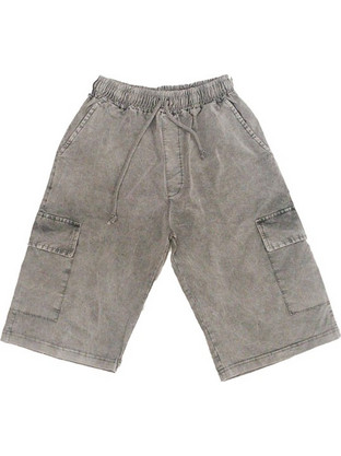 Shaikko Ανδρική Βερμούδα Cargo Γκρι SKU125BG07-0606
