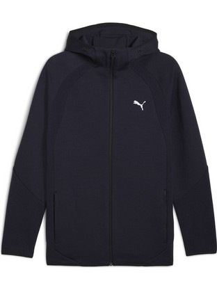 Puma Ανδρική Ζακέτα Φούτερ με Κουκούλα και Φερμουάρ Μαύρη 688231-16