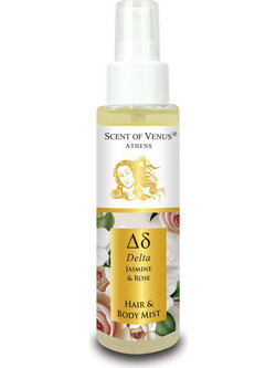 Venus Secrets Delta Jasmine & Rose Hair & Body Mist 100ml