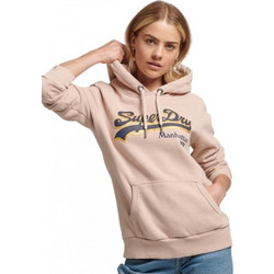 Superdry Γυναικείο Αθλητικό Φούτερ με Κουκούλα Ροζ W2011457A-7UJ