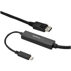 StarTech Καλώδιο DisplayPort 1.2 to USB-C Male 3m Black CDP2DPMM3MB