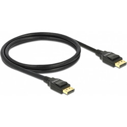 DeLOCK Καλώδιο DisplayPort 1.2 to DisplayPort Male 1m Black 82423