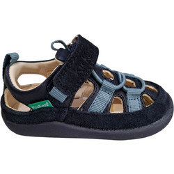 Kickers Παιδικά Παπουτσοπέδιλα για Αγόρι Ανατομικά Μαύρα Γαλάζια 1201320-10-0-10