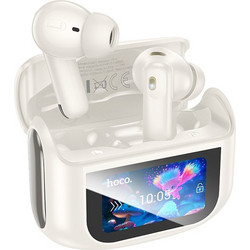 Hoco EQ21 Ακουστικά Bluetooth In Ear Beige