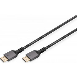 Digitus Καλώδιο DisplayPort 1.4 to DisplayPort Male Braided 3m Black DB-340201-030-S