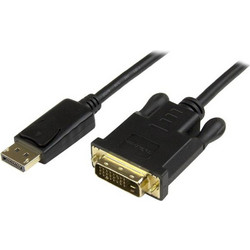 StarTech Καλώδιο DisplayPort to DVI Male 1m Black DP2DVI2MM3