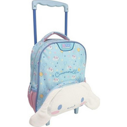 Must Cinnamoroll Ears Σχολική Τσάντα Τρόλεϊ Νηπιαγωγείου Γαλάζια 490184