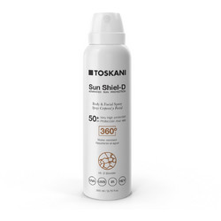 Toskani Sun Shiel-D Αντηλιακό Spray Προσώπου & Σώματος SPF50+ 200ml