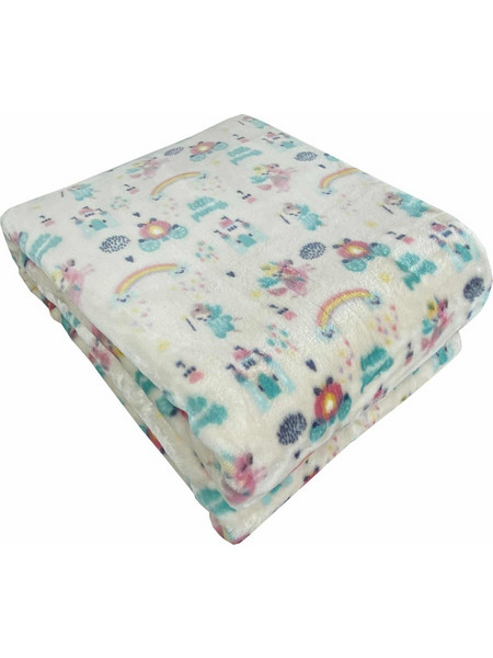 Astron Παιδική Κουβέρτα Βελουτέ Little Princess 160x220 Μπεζ