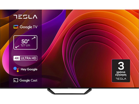 Tesla 50E655BUS Smart Τηλεόραση 50" 4K UHD DLED HDR (2025)