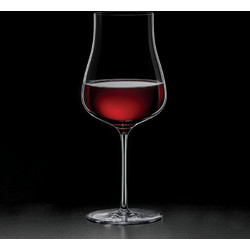 Rona Σετ Ποτήρια Κρασιού Γυάλινα Κολωνάτα Linea Umana 690ml 6τμχ 0803476