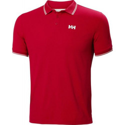 Helly Hansen Kos Ανδρική Αθλητική Μπλούζα Polo Κόκκινη 34068-162