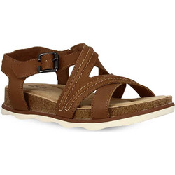 Clarks Δερμάτινα Γυναικεία Σανδάλια Ανατομικά Ταμπά 11625213