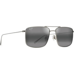 Maui Jim MJ0886-001 Ανδρικά Γυαλιά Ηλίου Τετράγωνα Μεταλλικά Ασημί με Γκρι Φακό