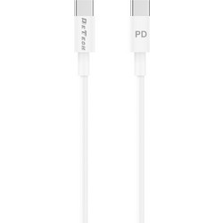 Detech DE-C29PD USB-C to USB-C 1m White 40112