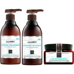 Saryna Key Curl Control Σετ Περιποίησης Μαλλιών Conditioner 300ml + Σαμπουάν 300ml + Butter 300ml