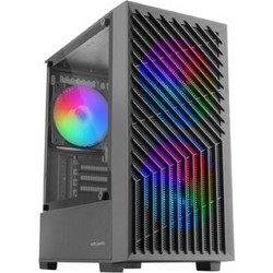Mars Gaming MC-VORTEX Black Gaming Mini Tower Κουτί Υπολογιστή RGB με Πλαϊνό Παράθυρο