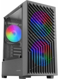 Mars Gaming MC-VORTEX Black Gaming Mini Tower Κουτί Υπολογιστή RGB με Πλαϊνό Παράθυρο