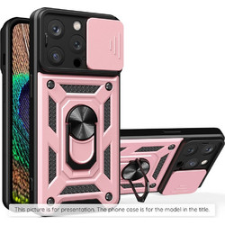Techsuit Camshield Series Back Cover Θήκη Ροζ Χρυσή (Edge 60 Pro)
