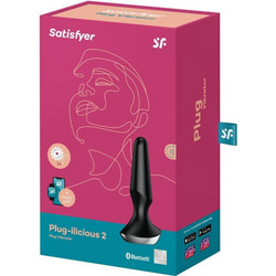 Satisfyer Ilicious 2 Πρωκτική Σφήνα Ασύρματη με Δόνηση 13.5cm Μαύρη D-229506