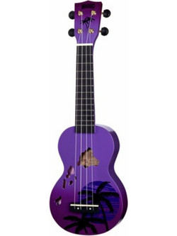 Mahalo Hawaii Purple Ukulele