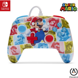 PowerA Enhanced Wired Controller Mario Hero Reel για Switch