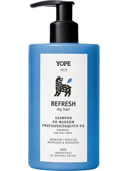 Yope Refresh Σαμπουάν για Επανόρθωση για Λιπαρά Μαλλιά 300ml